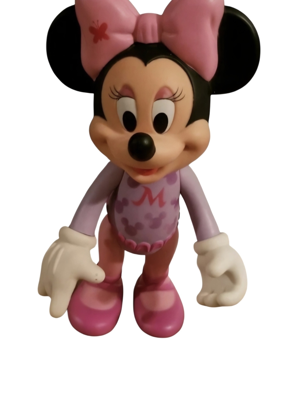 VINTAGE 1976 TOY DOLL RUBBER MINNIE MOUSE WALT DISNEY PRODUCTIONS .